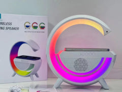 LED Charger Speaker - Wireless Charging and Audio Experience - Dubai Discount Deals