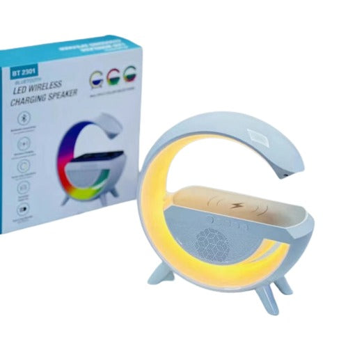 LED Charger Speaker - Wireless Charging and Audio Experience - Dubai Discount Deals