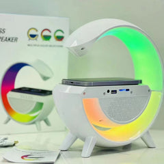 LED Charger Speaker - Wireless Charging and Audio Experience - Dubai Discount Deals